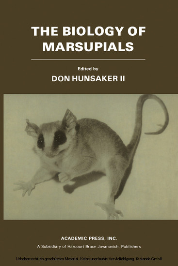 The Biology of Marsupials main product photo