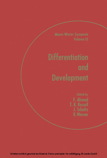 Differentiation and Development main product photo