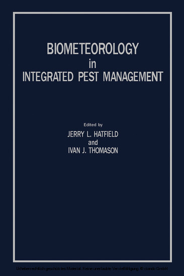 Biometeorology in Integrated Pest Management main product photo
