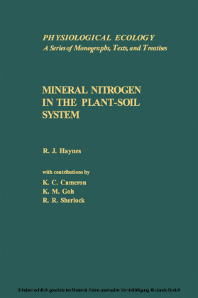 Mineral Nitrogen In The Plant-Soil System