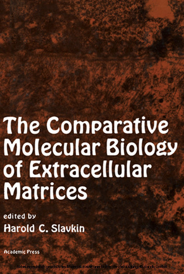 The Comparative Molecular Biology of Extracellular Matrices main product photo
