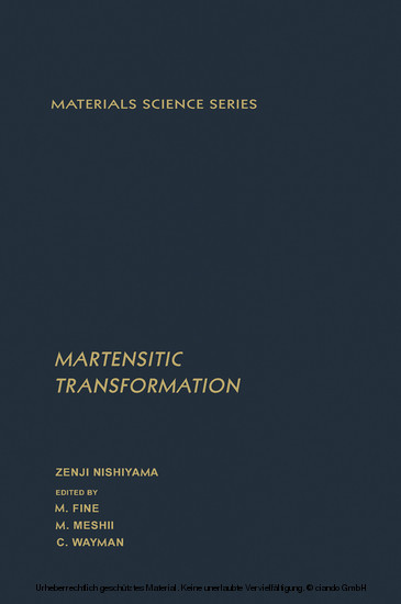 Martensitic Transformation main product photo