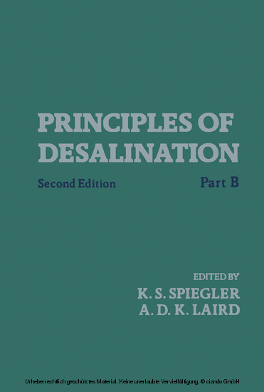 Principles of Desalination (Part B) main product photo