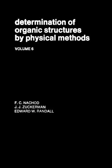 Determination Of Organic Structures By Physical Methods V6 main product photo