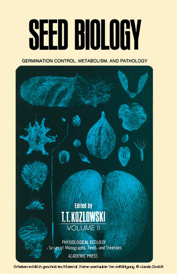 Germination Control. Metabolism, and Pathology main product photo