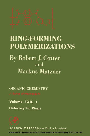 Ring-Forming Polymerizations Pt B 1 main product photo