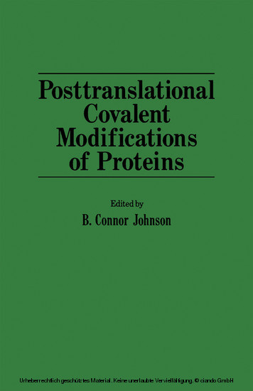 Posttranslational covalent modifications of proteins main product photo