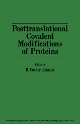 Posttranslational covalent modifications of proteins