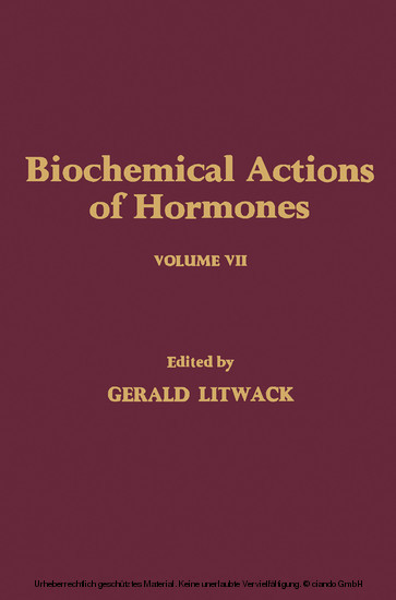 Biochemical Actions of Hormones V7 main product photo