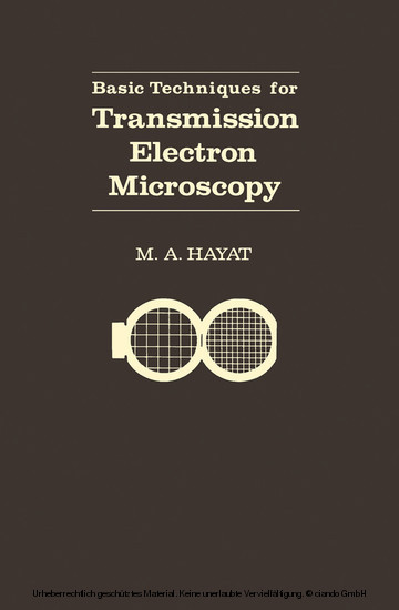 Basic Techniques For Transmission Electron Microscopy main product photo