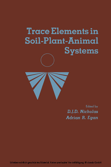 Trace Elements in Soil-Plant-Animal Systems main product photo