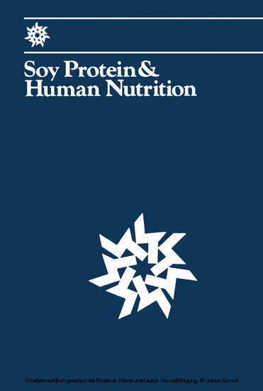 Soy Protein and Human Nutrition main product photo