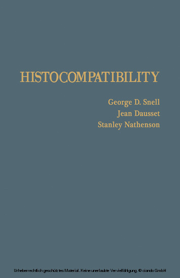 Histocompatibility main product photo