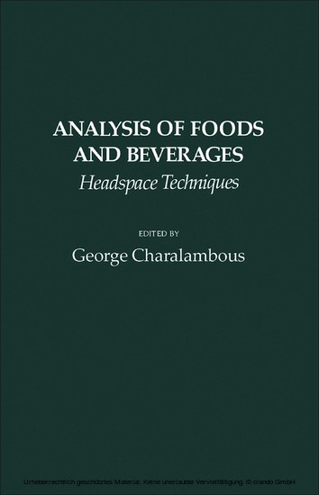 Analysis of Foods and Beverages main product photo