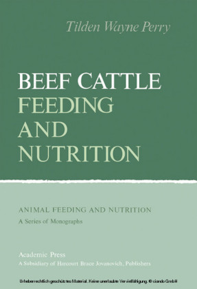Beef Cattle Feeding and Nutrition