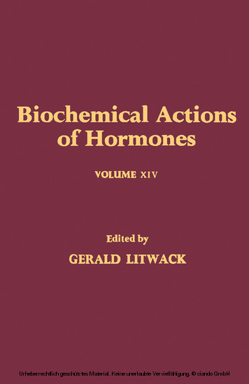 Biochemical Actions of Hormones V14 main product photo