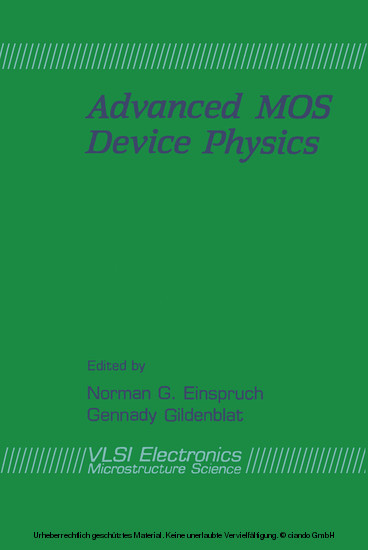 Advanced MOS Device Physics main product photo