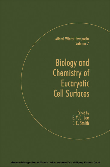 Biology and Chemistry of Eukaryotic Cell Surfaces main product photo