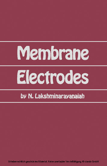 Membrane Electrodes main product photo