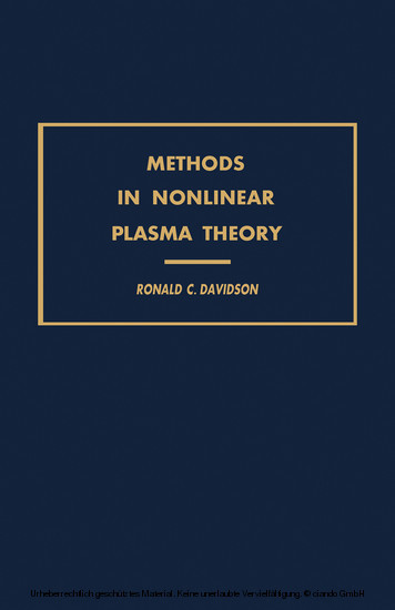 Methods in Nonlinear Plasma Theory main product photo