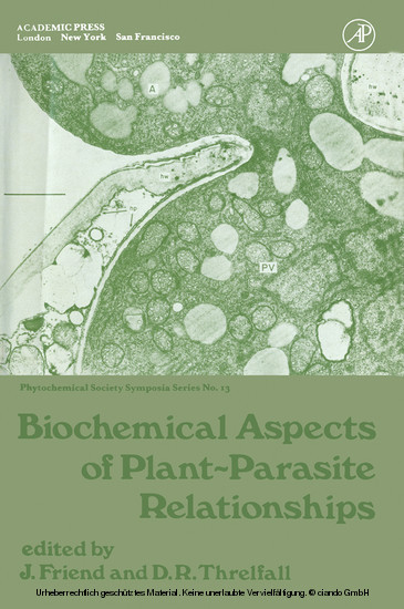 Biochemical Aspects of Plant-Parasite Relationships main product photo