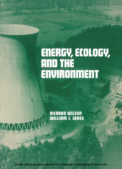 Energy, Ecology, and the Environment main product photo