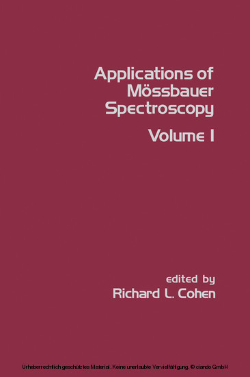 Applications of Mossbauer Spectroscopy main product photo