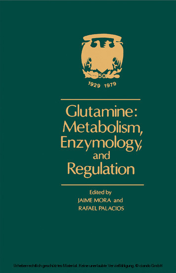 Glutamine: Metabolism, Enzymology, and Regulation main product photo