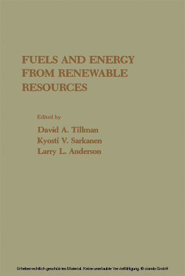 Fuels and Energy From Renewable Resources main product photo