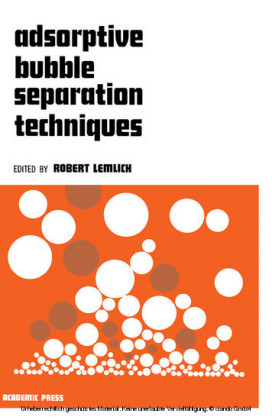 Adsorptive Bubble Separation Techniques