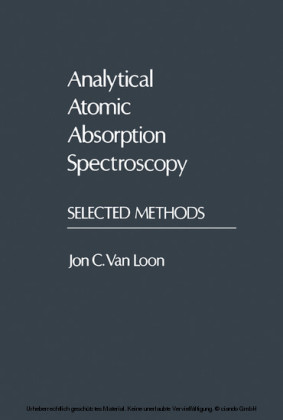 Analytical Atomic Absorption Spectroscopy