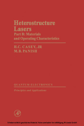 Heterostructure Lasers Part B