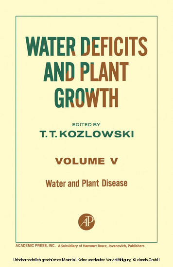 Water and Plant Disease main product photo