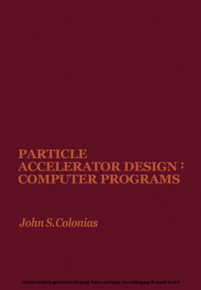 Particle Accelerator Design: Computer Programs