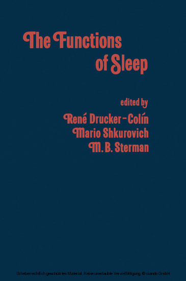 The Functions of Sleep main product photo
