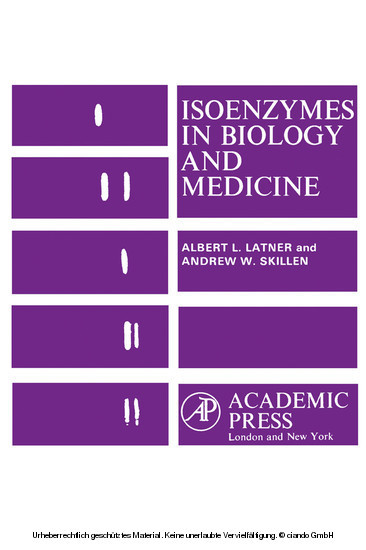 Isoenzymes In Biology and Medicine main product photo