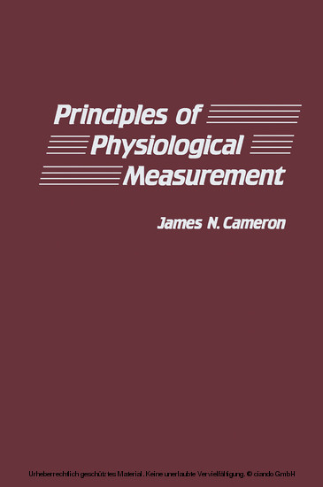 Principles of Physiological Measurement main product photo