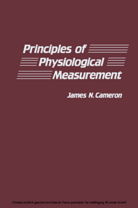 Principles of Physiological Measurement