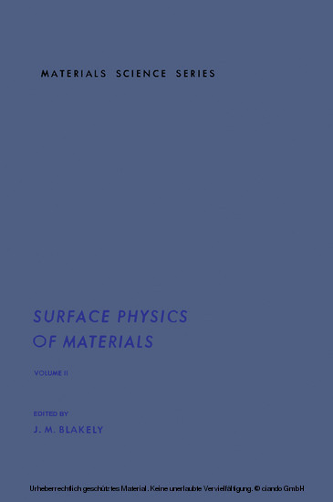 Surface Physics of Materials V2 main product photo