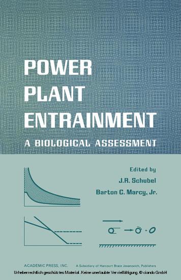 Power Plant Entrainment main product photo