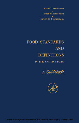 Food Standards and Definitions In the United States