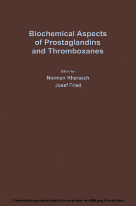Biochemical Aspects of Prostaglandins and Thromboxanes