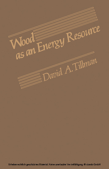 Wood as an Energy Resource main product photo