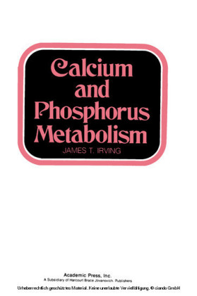 Calcium And Phosphorus Metabolism