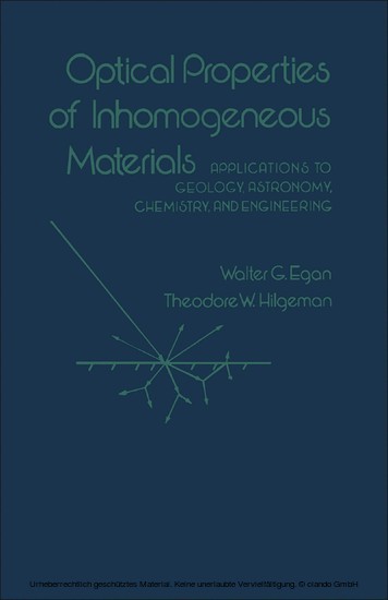 Optical properties of Inhomogeneous materials main product photo