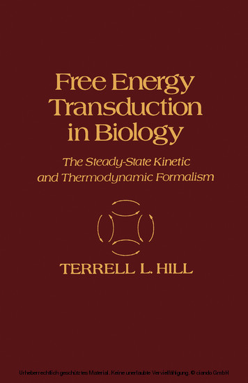 Free Energy Transduction in Biology main product photo