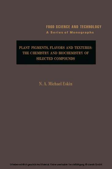 Plant Pigments, Flavors and Textures main product photo