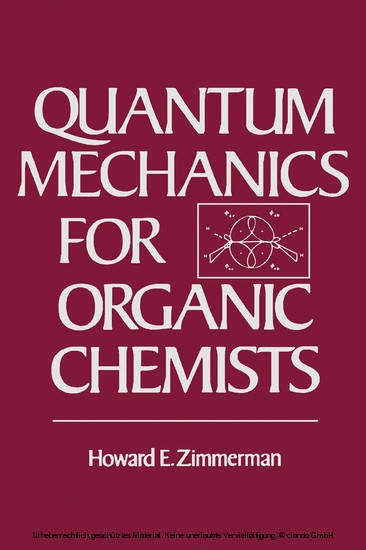 Quantum Mechanics For Organic Chemists main product photo