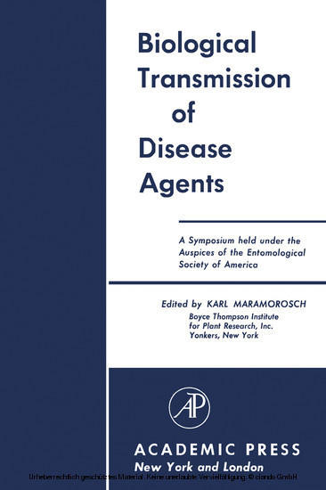 Biological Transmission of Disease Agents main product photo