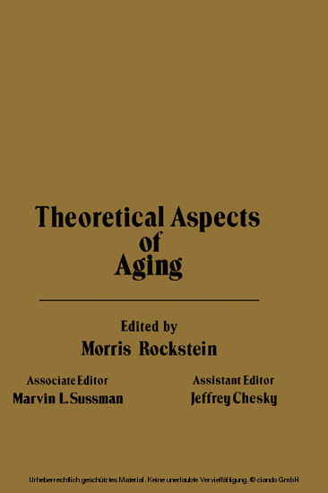 Theoretical of Aspects of Aging main product photo